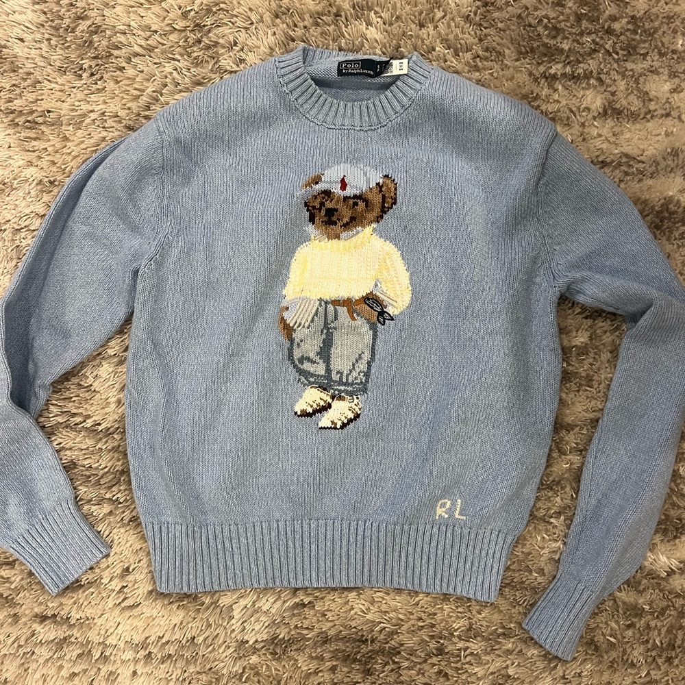 Ralph Lauren Light Blue Knit Sweater